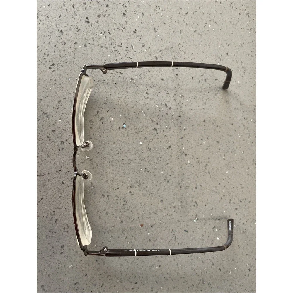 Helium Paris Italy HE 4004E S BROWN 48-18-135 Full Rim Eyeglasses Frames ONLY